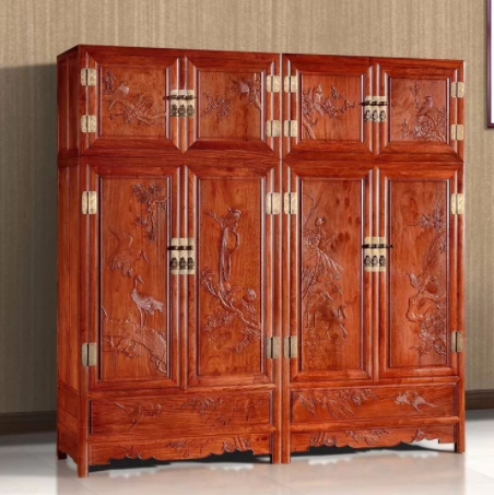 新中式家具定制：紅木頂箱柜，體驗(yàn)古風(fēng)古韻的中式家具大器！